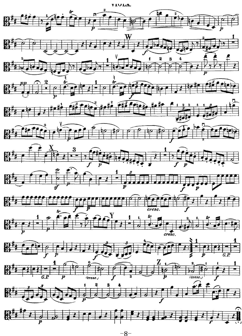 Mozart Quartet No 20 in D Major K 499 Viola(ʮ�ּ�����)8