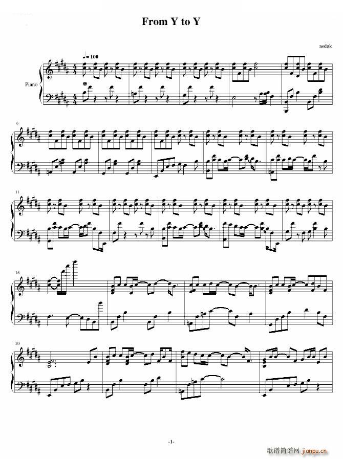 from y to y �|�ֺ��(����V)1