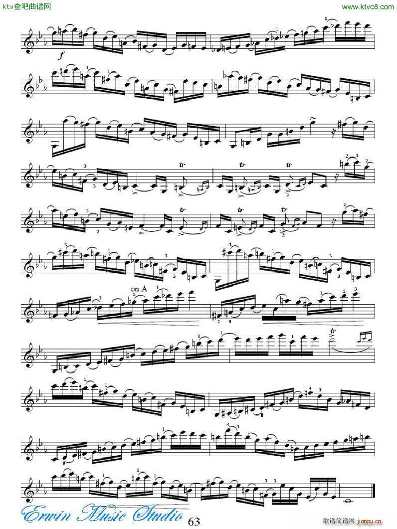 ���R�ɠ� 42�׾�����Rudolphe Kreutzer 42 Studies 29 34(ʮ�ּ�����)8