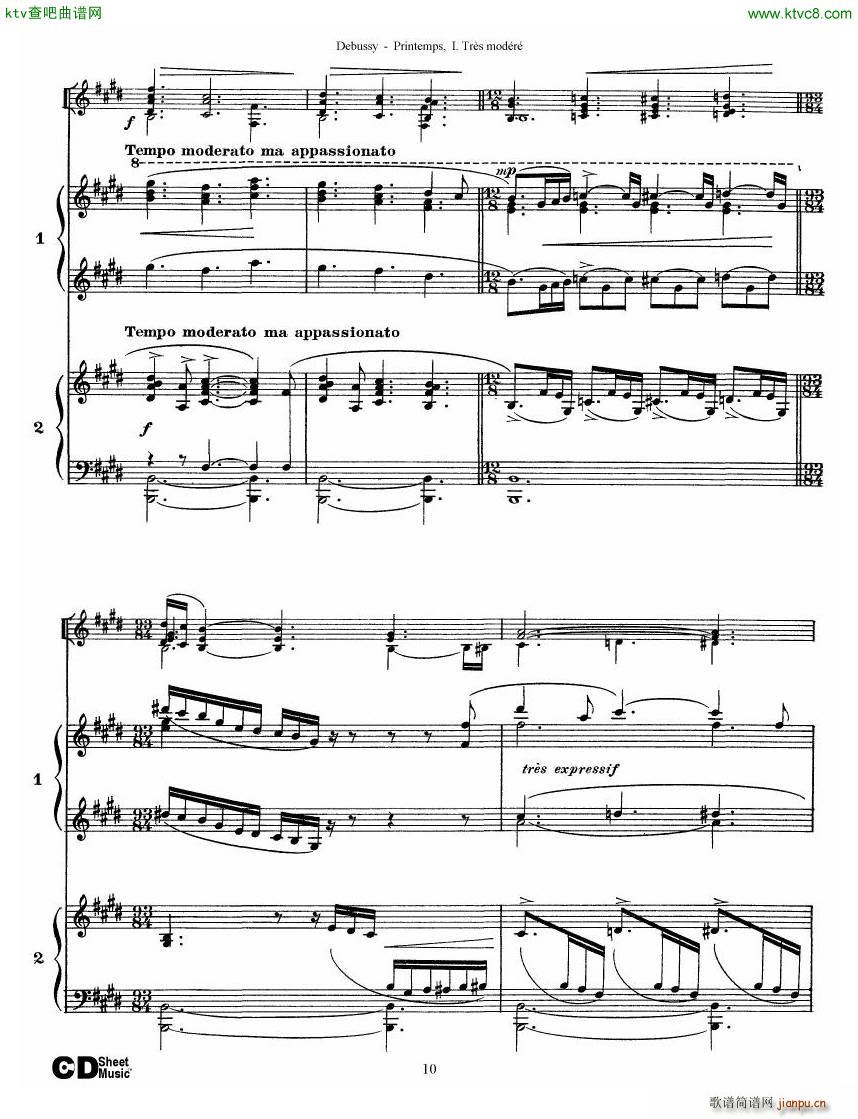 Debussy Printemps I(����V)10