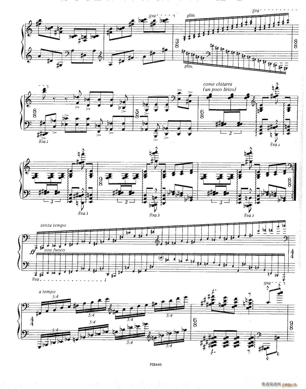 Ginastera Sonata No 3 Sonata No 3(ʮ�ּ�����)6