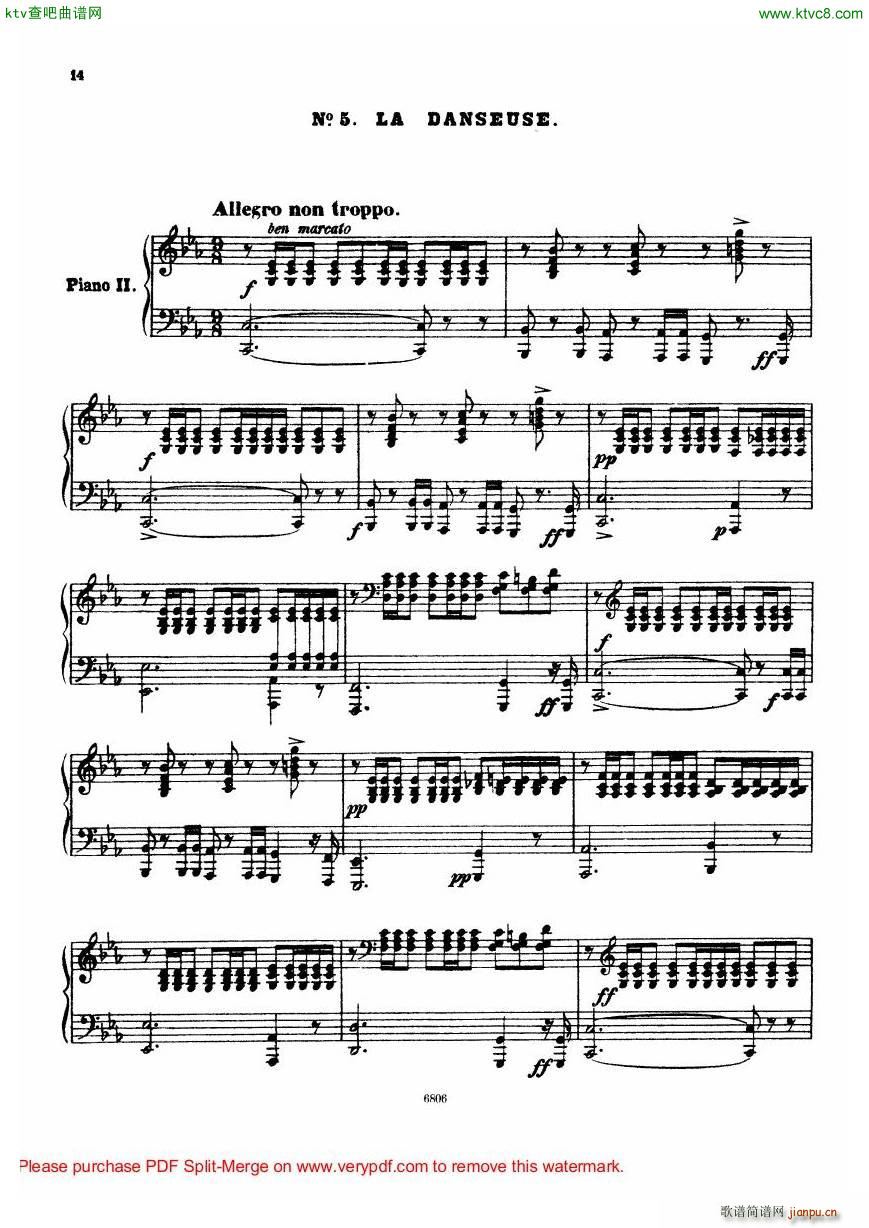 Arensky op 23 Suite No 2 Silhouettes(����V)35