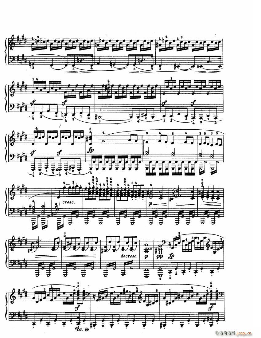 Beethoven op 27 no 2 Piano Sonata Moonlight(����V)9