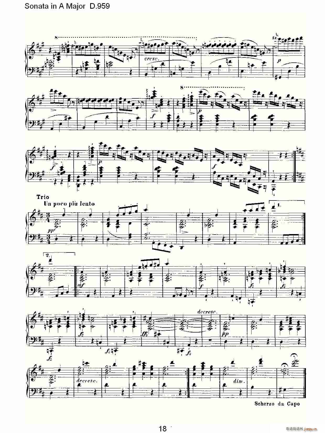 Sonata in A Major D.959(ʮ�ּ�����)18