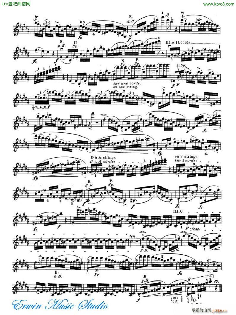 �_�� 24�׾�����Pierre Rode 24 Studi Per violino 09 16(ʮ�ּ�����)6