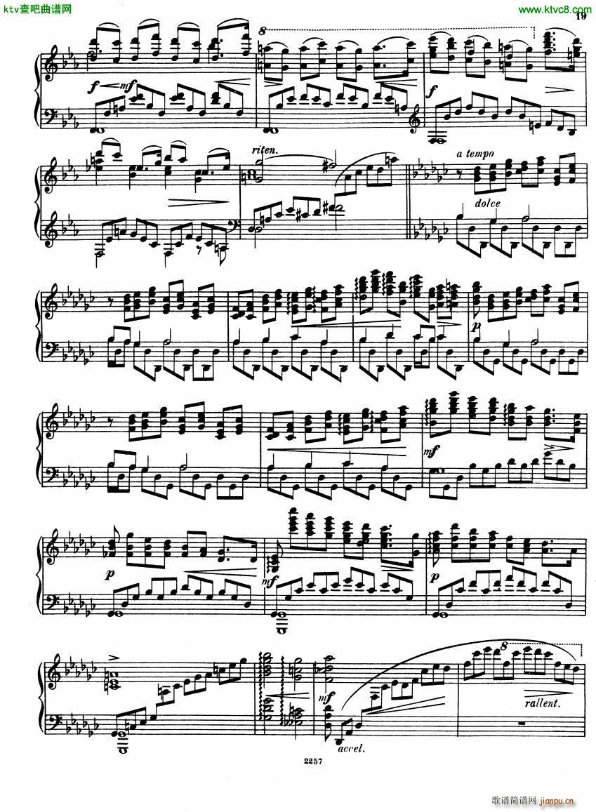 Glazunov Theme et Variations Op 72(����V)19