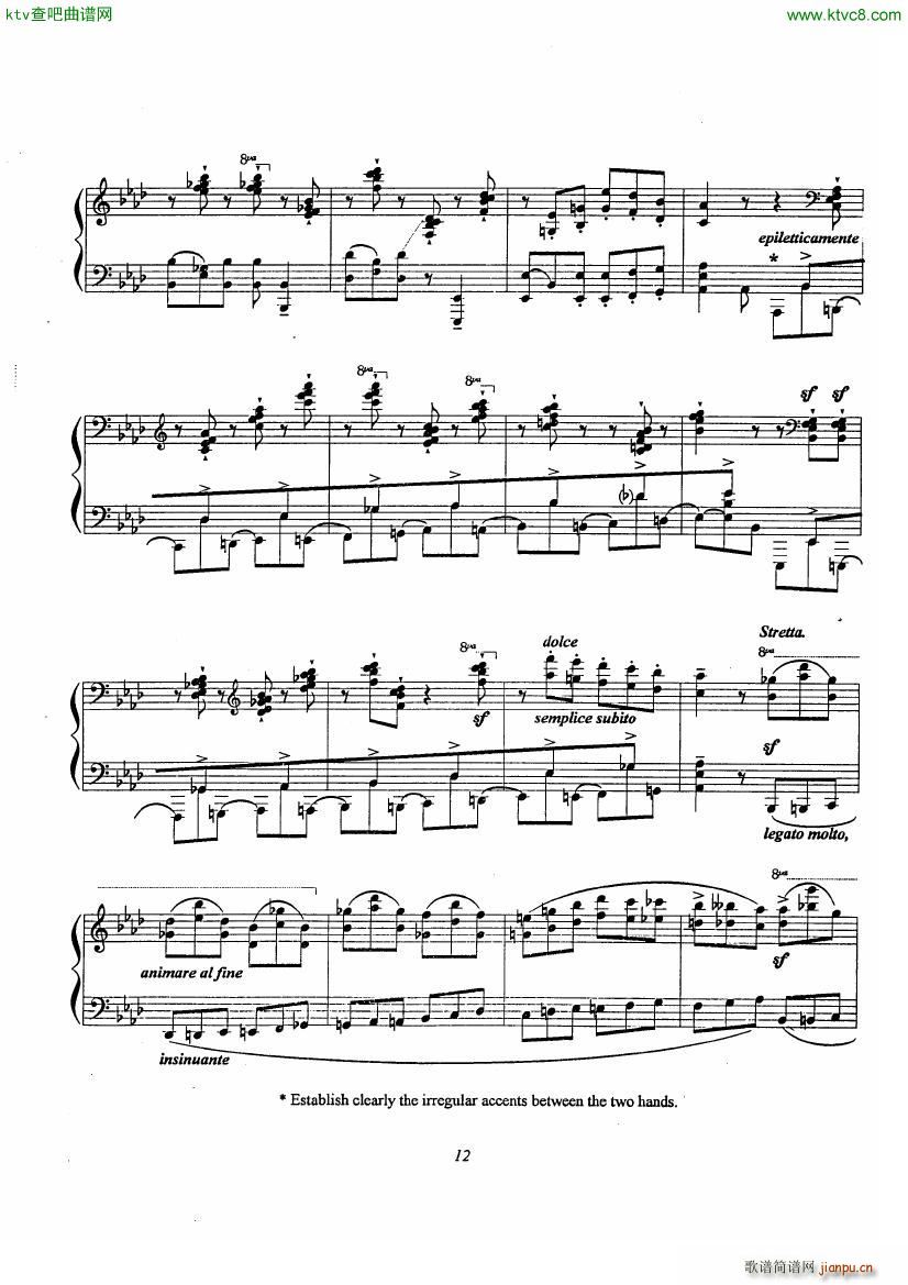 Etude No 9 D apr��s Rossini(����V)12