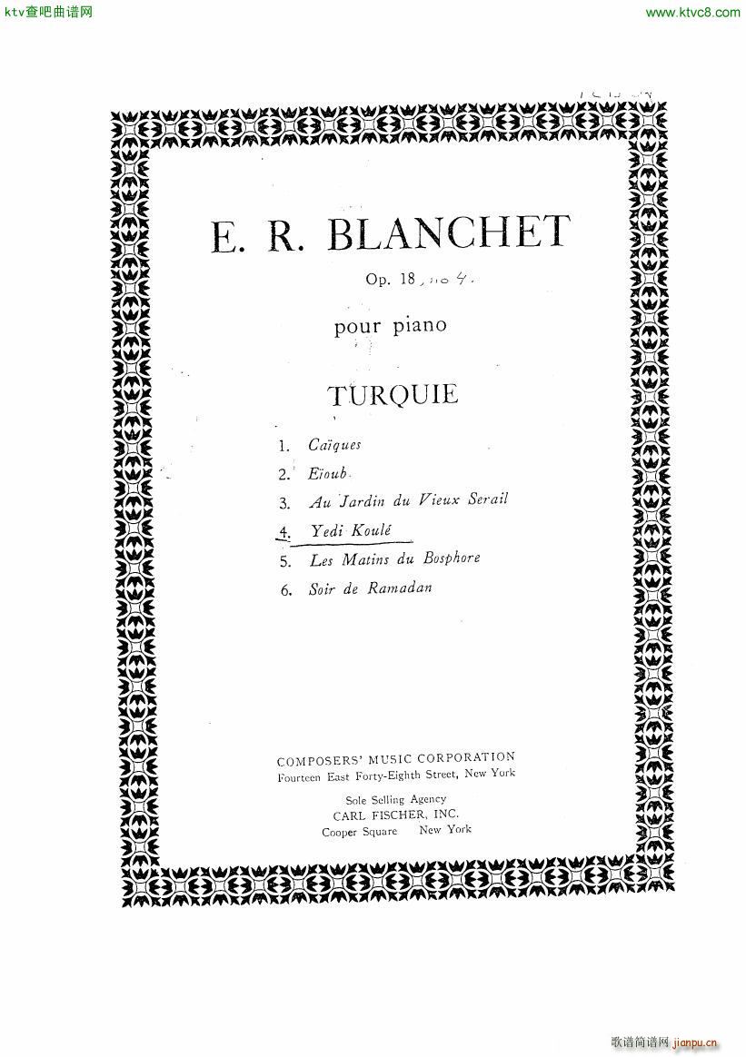 Blanchet Op 18 Turquie(����V)15