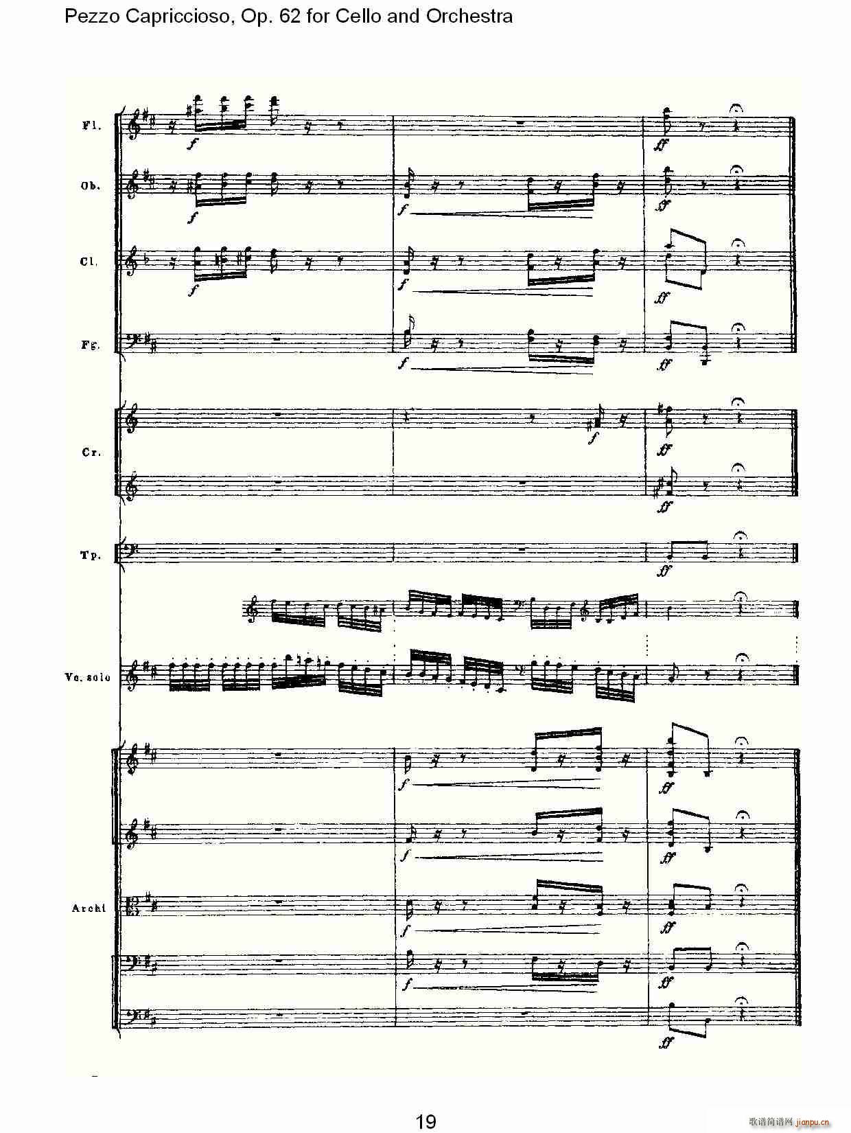 Pezzo Capriccioso, Op.62(�������V)19