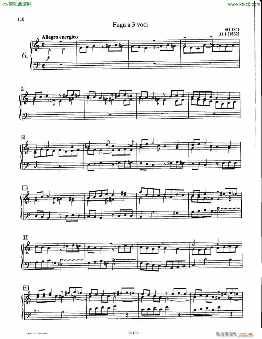 Grieg 7 Fugues EG184a 184g(����V)10