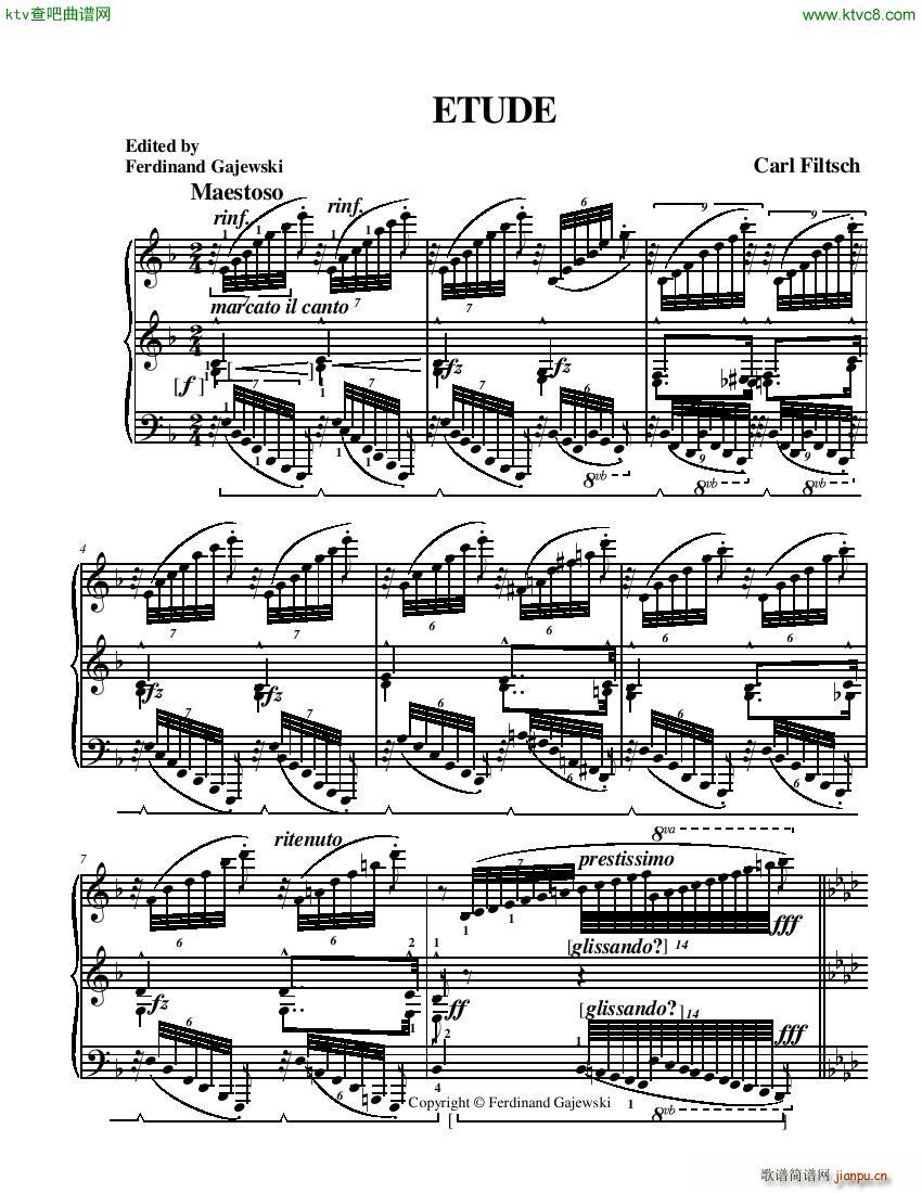 Filtsch op8 etude(����V)1