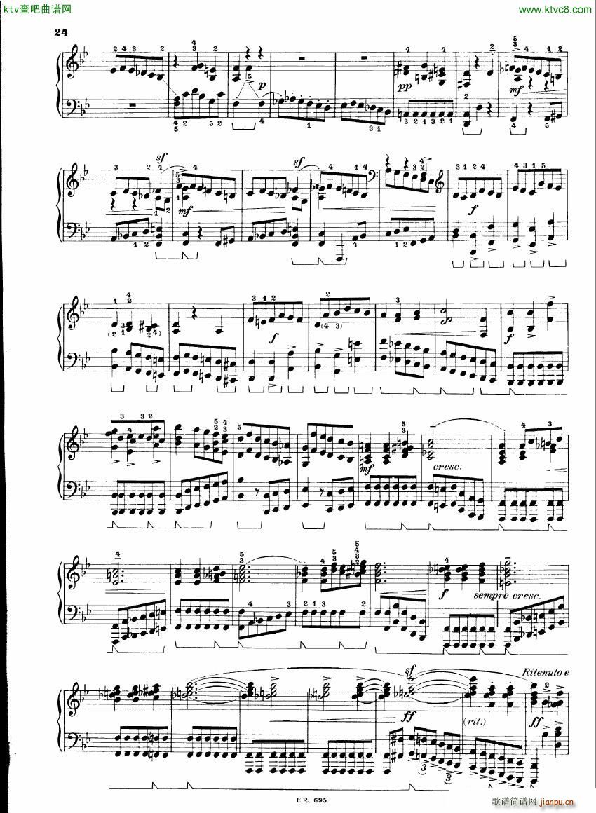 Busoni op37 Twenty Four Preludes ��(����V)16