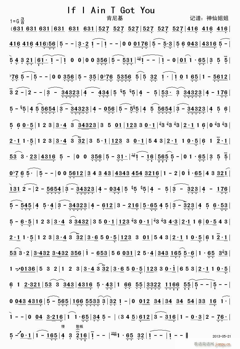 If I Ain T Got You(ʮ�ּ�����)1