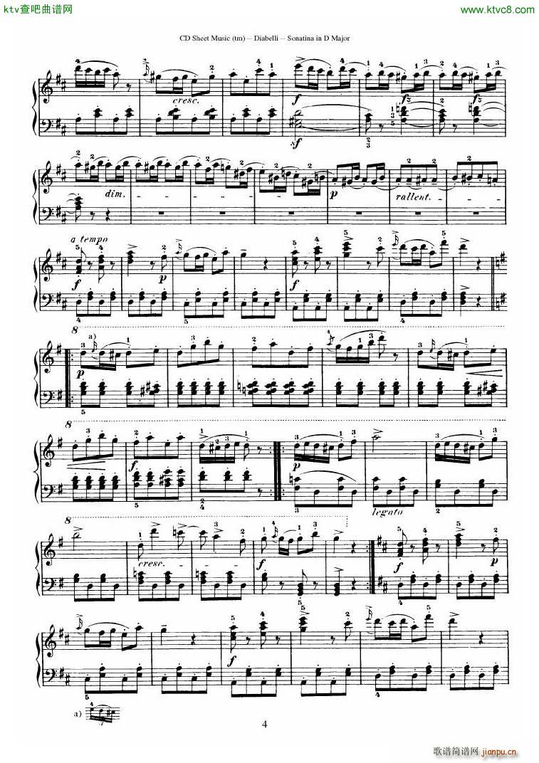 Diabelli Sonatinas Op 168 No 1 7 34P(����V)22