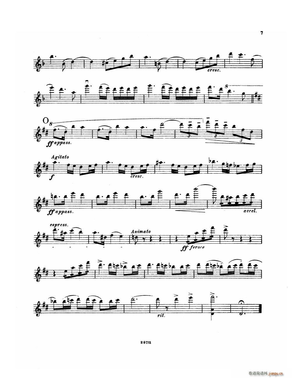 Bowen Suite for violin and piano violin part(����V)7
