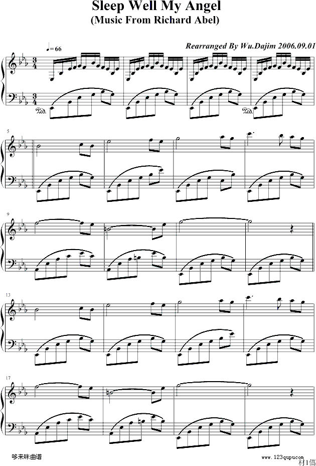 SleepWellMyAngel-�ú�˯��,�ҵ���ʹ-RichardAbel(����V)1