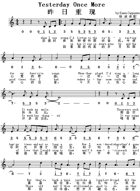 YesterdayOnceMore�����جF(Ӣ�ĸ��V)1