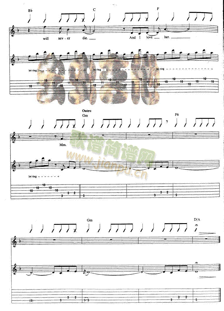 AndILoveHer�����V-(�����V)5